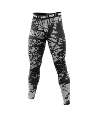 HUSK Men's Compression Leggings - Urban Camo Training Pants