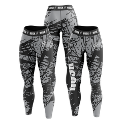 Urban Camo Static Leggings – Monochrome Edition