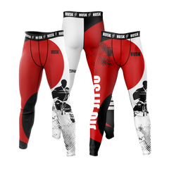 HUSK Men's Compression Leggings - Martial Arts Spirit Pants