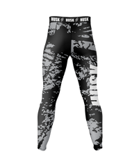 HUSK Men's Compression Leggings - Urban Camo Training Pants