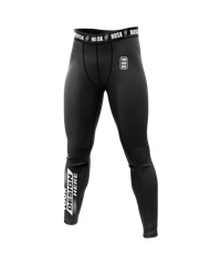 HUSK Men's Compression Leggings - Custom Logo Training Pants