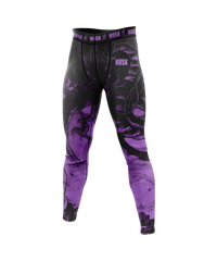 HUSK Men's Compression Leggings - Purple Phantom Compression Pants