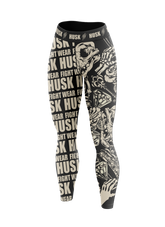 Tattoo Skull Warrior Leggings