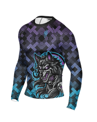 Lunar Wolf Grid Rash Guard