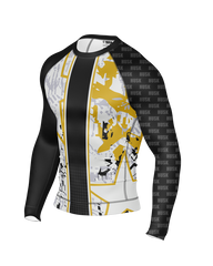 Urban Gold Grid Rash Guard