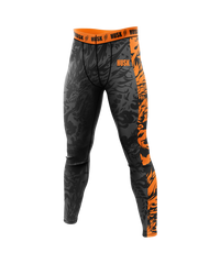 HUSK Men's Compression Leggings - Inferno Tiger
