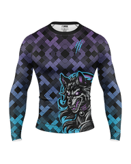 Lunar Wolf Grid Rash Guard