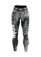 Urban Camo Static Leggings – Monochrome Edition