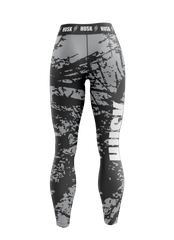 Urban Camo Static Leggings – Monochrome Edition