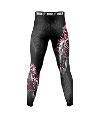 HUSK Men's Compression Leggings - Dragon Inferno Compression Pants