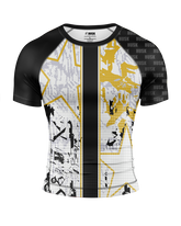 Urban Gold Grid Rash Guard