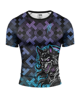 Lunar Wolf Grid Rash Guard
