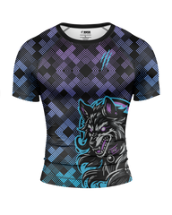 Lunar Wolf Grid Rash Guard