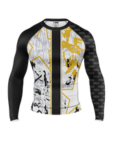 Urban Gold Grid Rash Guard