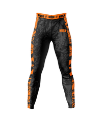 HUSK Men's Compression Leggings - Inferno Tiger