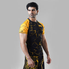 Golden Strike Wings Rash Guard
