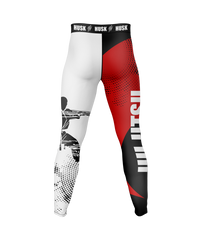 HUSK Men's Compression Leggings - Martial Arts Spirit Pants