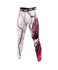 HUSK Men's Compression Leggings - Lightning Dragon