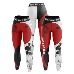 Combat Zone Leggings – Red Strike