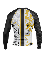 Urban Gold Grid Rash Guard