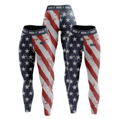 Patriot Star-Spangled Leggings