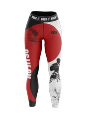 Combat Zone Leggings – Red Strike