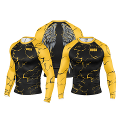 Golden Strike Wings Rash Guard