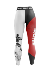 Combat Zone Leggings – Red Strike