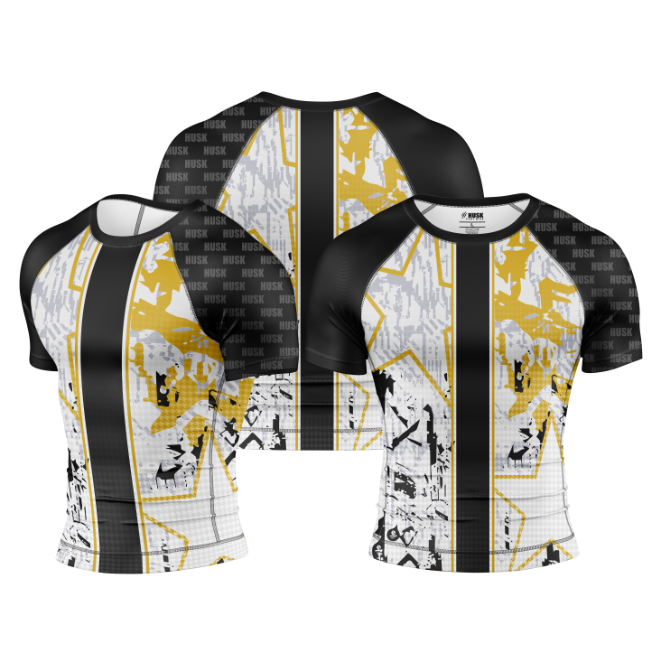 Urban Gold Grid Rash Guard