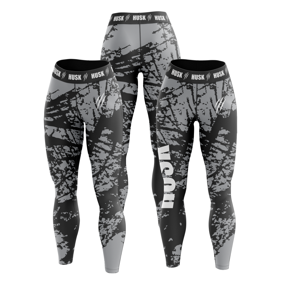 Urban Camo Static Leggings – Monochrome Edition