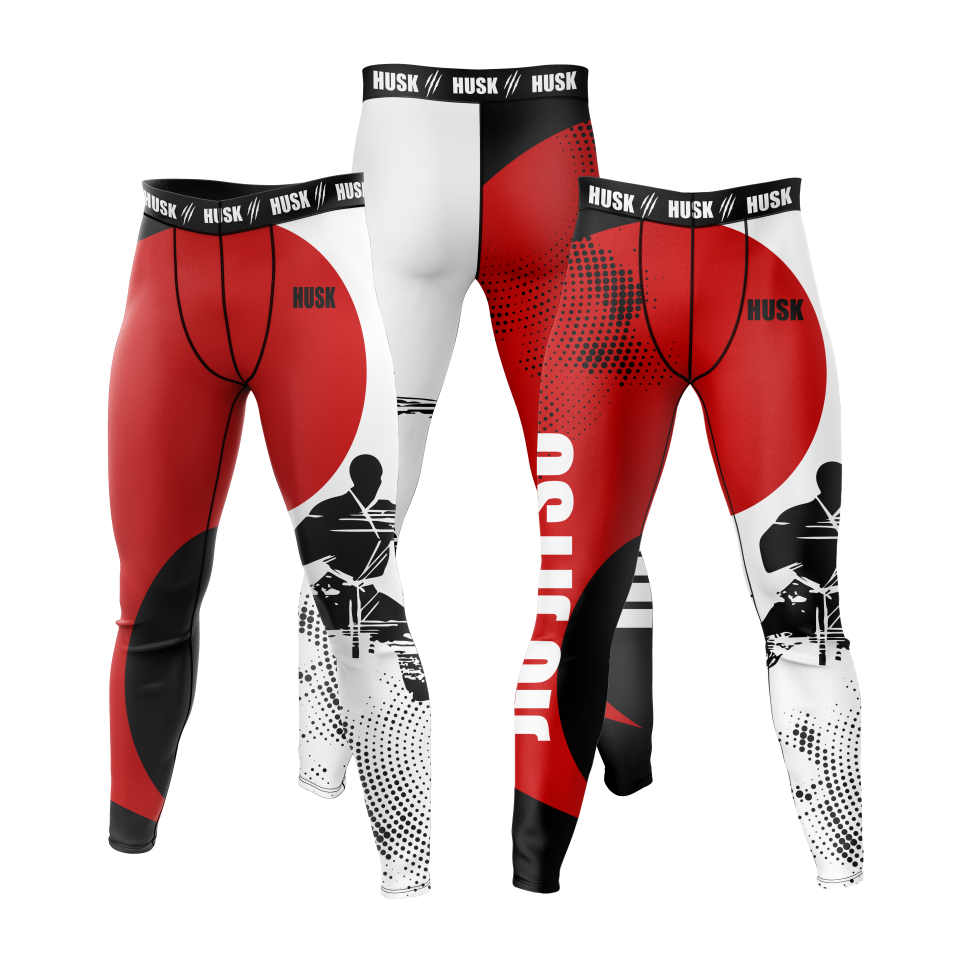 HUSK Men's Compression Leggings - Martial Arts Spirit Pants