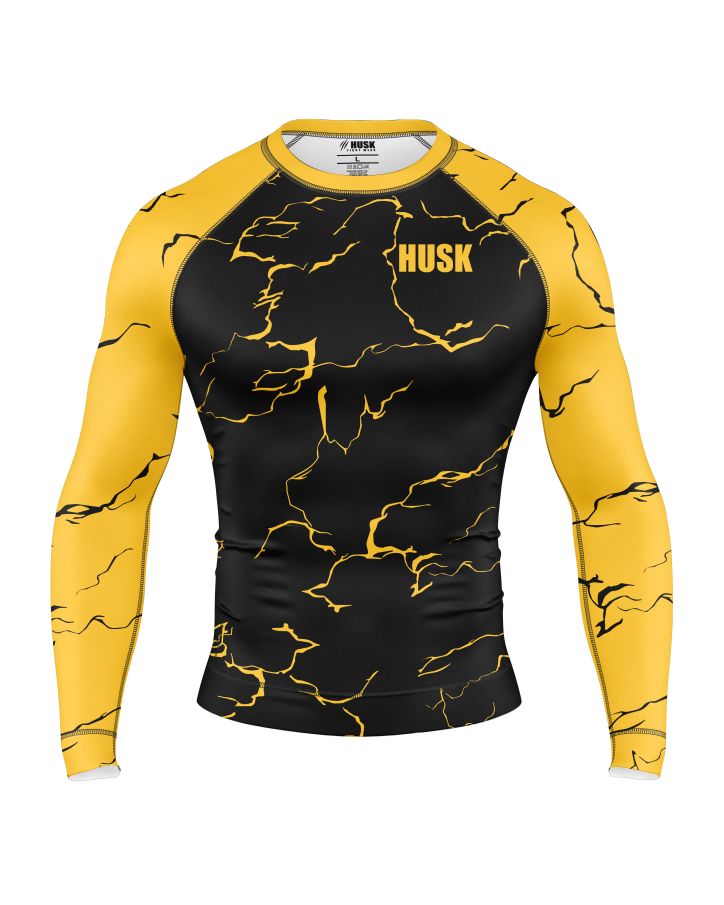 Golden Strike Wings Rash Guard