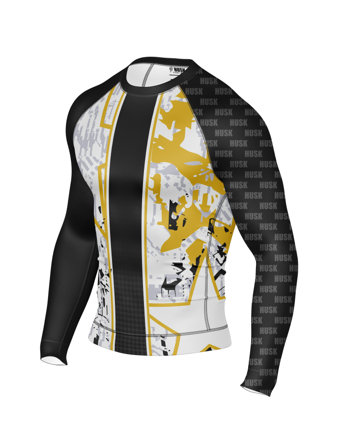 Urban Gold Grid Rash Guard