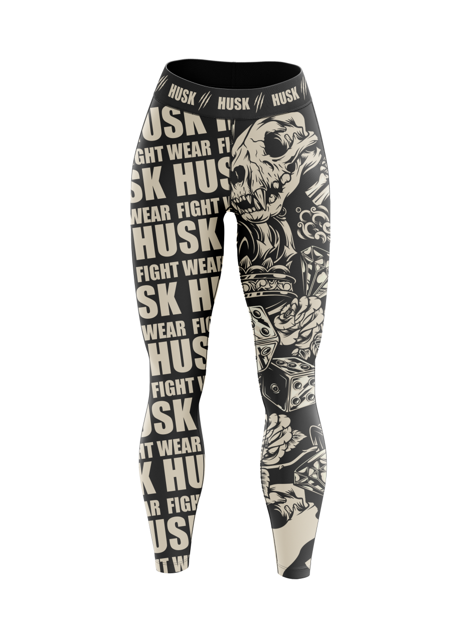 Tattoo Skull Warrior Leggings