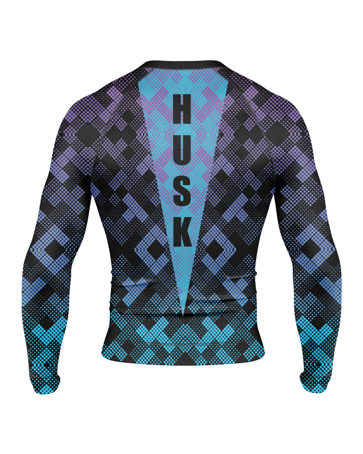 Lunar Wolf Grid Rash Guard