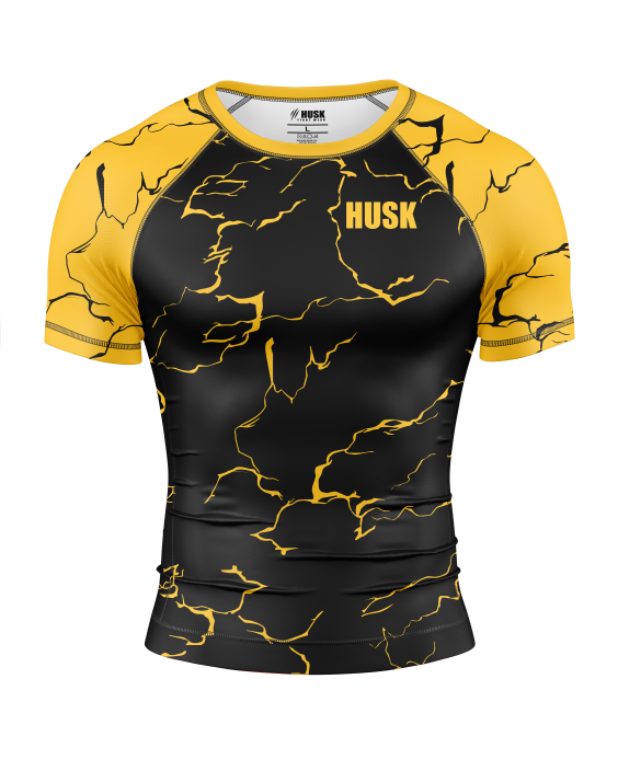 Golden Strike Wings Rash Guard