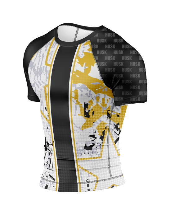 Urban Gold Grid Rash Guard