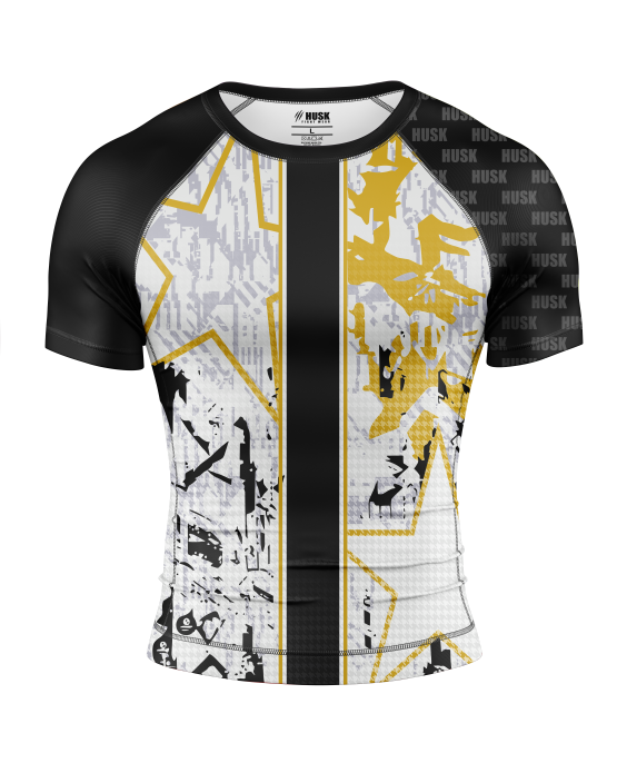 Urban Gold Grid Rash Guard