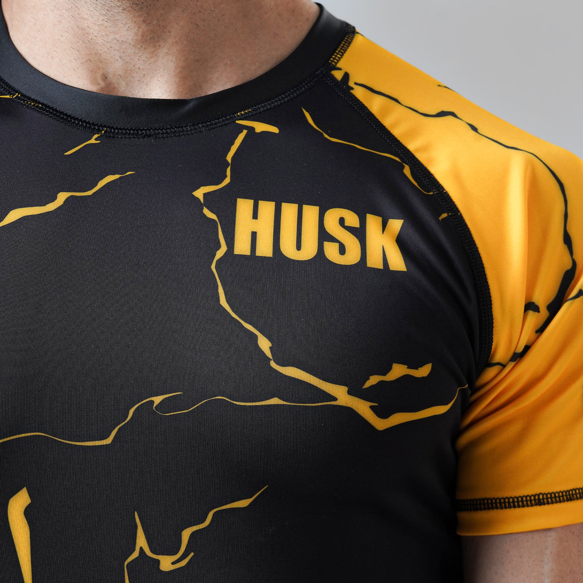 Golden Strike Wings Rash Guard