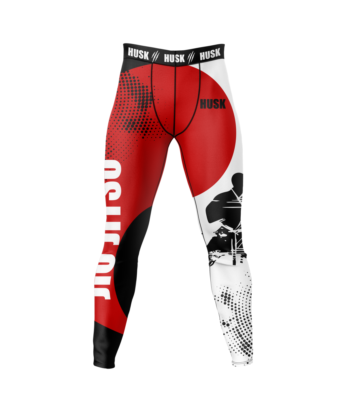 HUSK Men's Compression Leggings - Martial Arts Spirit Pants