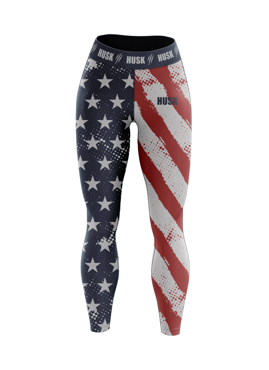Patriot Star-Spangled Leggings