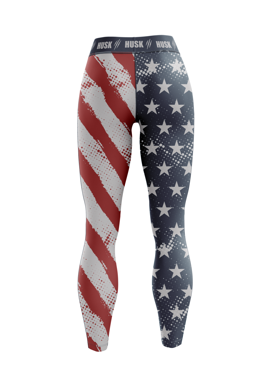 Patriot Star-Spangled Leggings