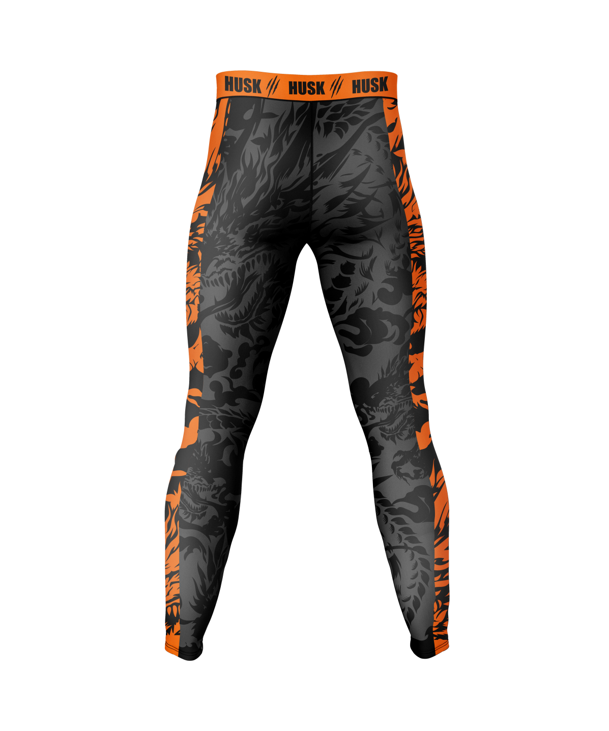 HUSK Men's Compression Leggings - Inferno Tiger