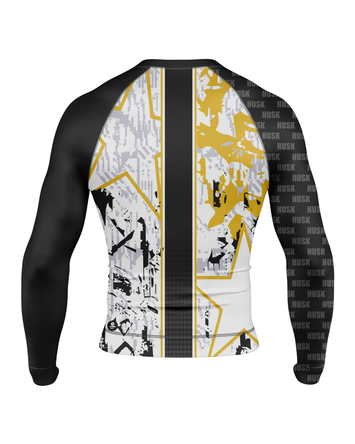 Urban Gold Grid Rash Guard
