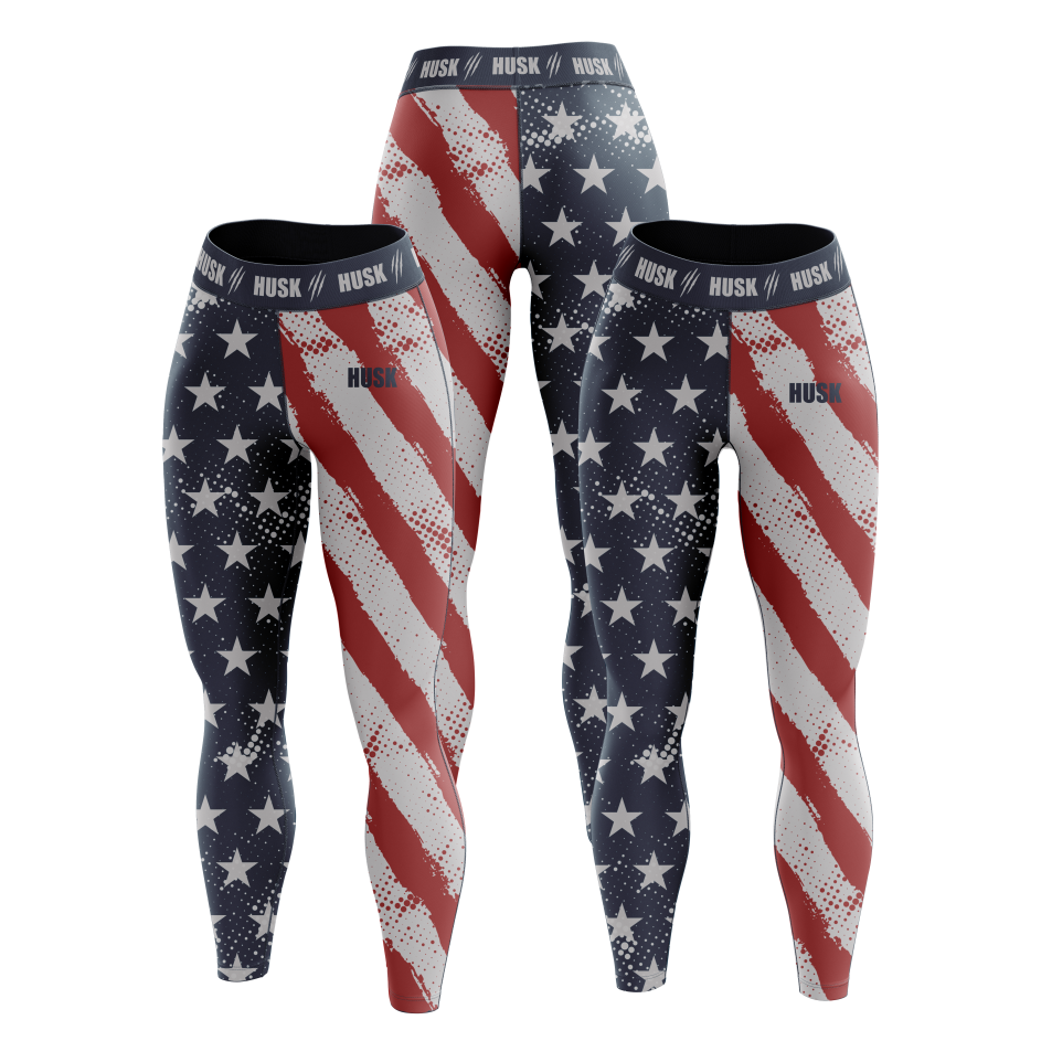 Patriot Star-Spangled Leggings