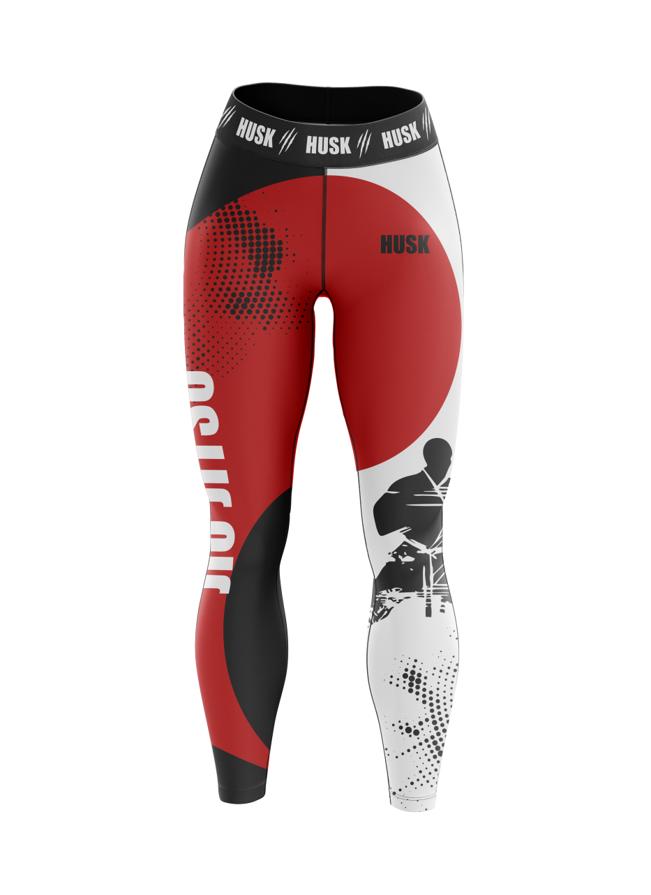 Combat Zone Leggings – Red Strike