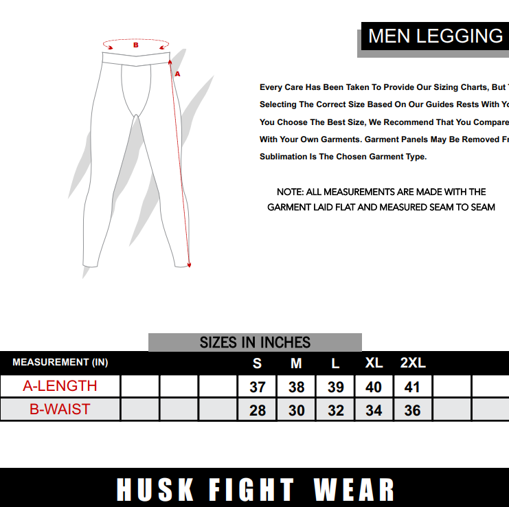 HUSK Men's Compression Leggings - USA Flag Compression Pants