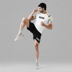 Floral Breeze White Rash Guard